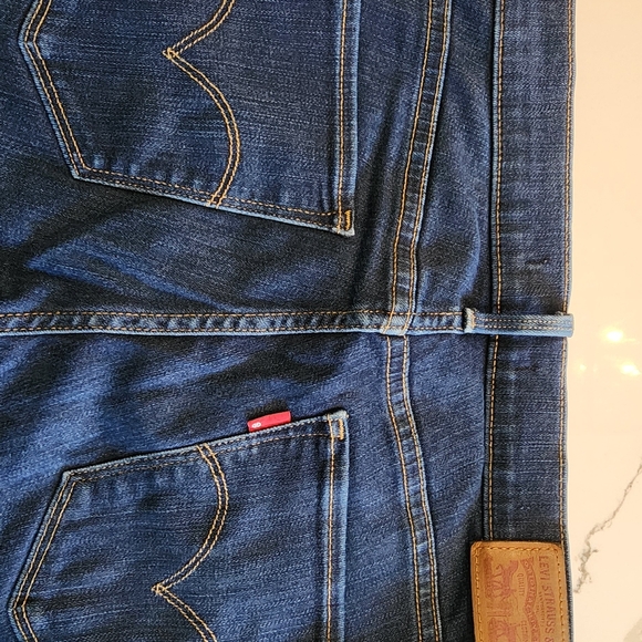 Levi's 311 Shaping Skinny Dark Blue Women's Skinny Denim Jeans Size 30 - Picture 4 of 5